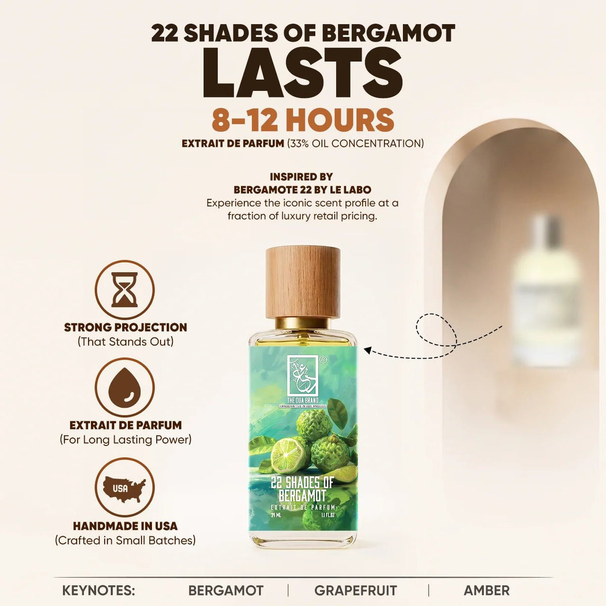 Dua 22 Shades of Bergamot - FragranceGems